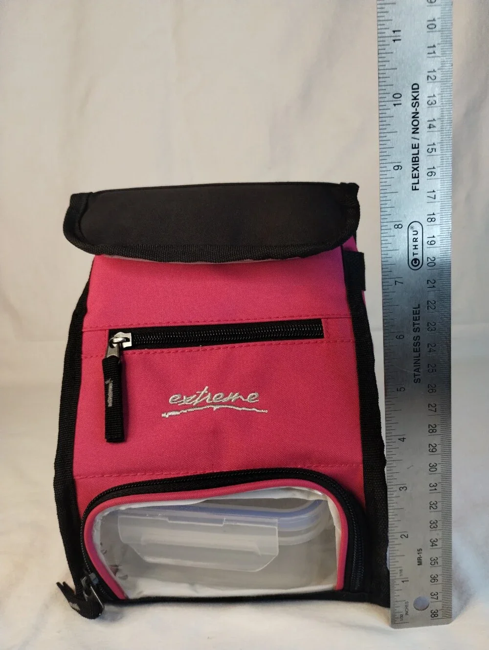 Extreme Pak dual-compartment insulated lunch box cooler bag